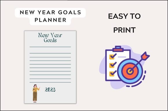 Download Simple New Year Goal Planner - Goal planner Collection