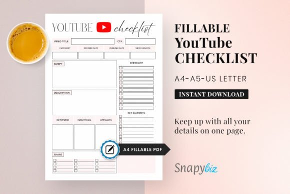 Download Free Youtube Checklist - Check Collection