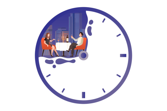 Download Dinner Time, Dates. Cartoon Couple Sitti - Dates Collection