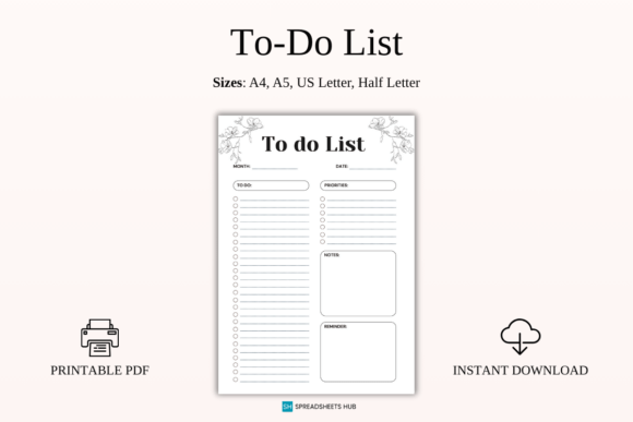 Download To Do List Printable Checklist Planner - Check Collection
