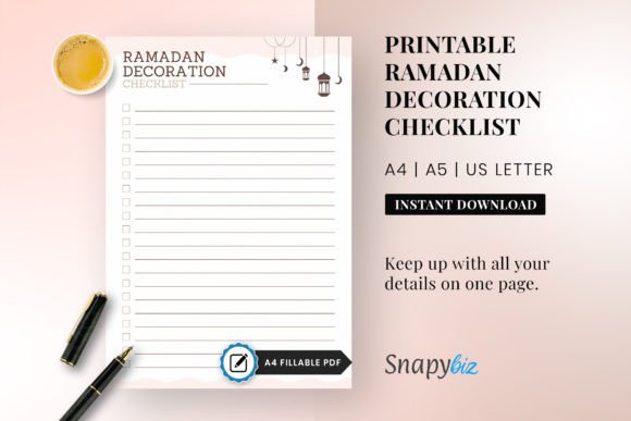 Download Ramadan Decoration Checklist - Check Collection