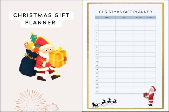 Download Christmas Gift Planner PDF Printable - Pdf printable Collection