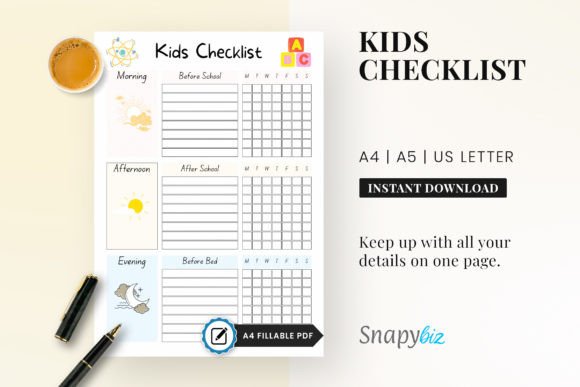 Download Printable Checklist for Kids - Check Collection