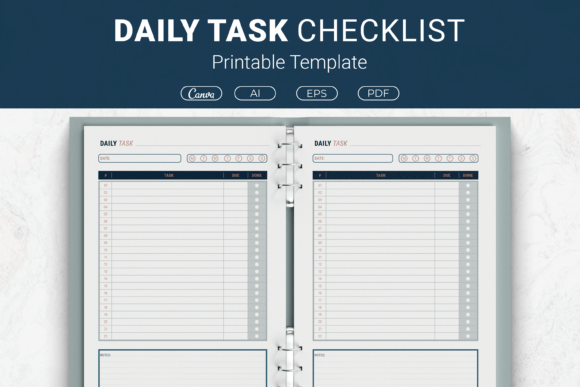 Download Daily Task Checklist Printable Template - Check Collection