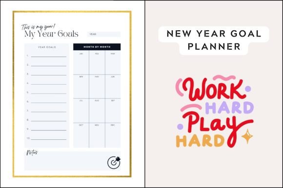 Download New Year Goal Planner - Goal planner Collection
